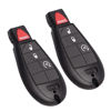 Picture of Key Fob Fobik Replacement Fits for Dodge Ram 1500 2013 2014 2015 2016 2017 2018 2019 2020 2021 2500 3500 4500 5500 2013-2018 Pickup Truck Keyless Entry Remote Start Control GQ4-53T 4B Set of 2