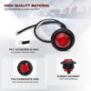 Picture of TMH (Pack of 20 3/4 Inch Mount RED LED Clearance Bullet Marker lights, Side LED marker lights for trailer Truck RV Car Bus Van