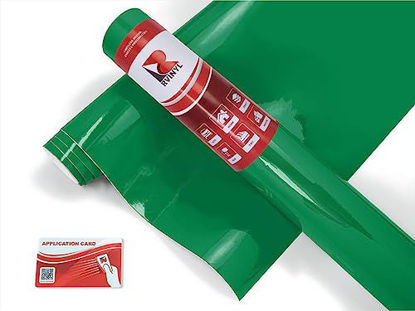 Picture of 3M 1080 G46 Gloss Kelly Green (1ft x 1ft W/Application Card) Vinyl Wrap Film Sheet with Air-Release for Cars, Trucks & More (1sq ft Roll)