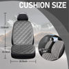 Picture of FIOQE Driver&Passenger Side Seat Cushion for Full Back and Seat Gray Comfortable Seat Cover with Full Back, Universal Seat Cushion for Seat in Winter