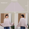 Picture of Seejoy Multi-use Nursing Cover for Breastfeeding, 360°Full Coverage Nursing Poncho, Rayon Soft & Breathable Breastfeeding Cover up (Smooth Rayon, Warm Taupe)