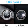 Picture of ToBeQueen Push to Start Button Cover 4Pcs Car Bling Ring for Auto Engine Start Stop Bling Car Decor for Women Girl Diamond Rhinestone Rings Stickers,Bedazzled Car Accessories