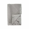 Picture of Pro Goleem Grey Baby Soft Minky Dot Blanket with Silky Satin Backing Baby Gifts for Girls and Boys (Gray, 30’’ x 40’’)