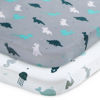 Picture of Pack and Play Sheets, Pack n Play Sheets Ultra Soft, Mini Crib Sheets 2 Pack, Pack n Play Mattresses Sheets Compatible with Graco Pack n Play, Soft and Breathable, Grey