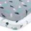 Picture of Pack and Play Sheets, Pack n Play Sheets Ultra Soft, Mini Crib Sheets 2 Pack, Pack n Play Mattresses Sheets Compatible with Graco Pack n Play, Soft and Breathable, Grey