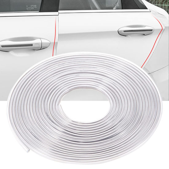 Picture of Eytool Clear Car Door Edge Protector,32Ft(10M) Car Edge Trim Rubber Seal Protector with U Shape Car Protection Door Edge Guard Fit for Most Car