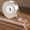 Picture of KAIYUER 0.8 in x 9.84 FT,Clear Edge Protector Strip Sharp Edge Wrap Cover Tape, Self Adhesive Protective Bumper Guards for Cabinet Door Desk Glass Table Bed Furniture, Kitchen Countertop, Waterproof
