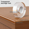 Picture of KAIYUER 0.8 in x 9.84 FT,Clear Edge Protector Strip Sharp Edge Wrap Cover Tape, Self Adhesive Protective Bumper Guards for Cabinet Door Desk Glass Table Bed Furniture, Kitchen Countertop, Waterproof