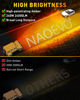 Picture of NAOEVO 7 Inch Amber LED Light Bar, 240W 24,000LM Offroad Fog/Driving Lights LED Pods with 2 Leads Wiring Harness Kit, Spot & Flood LED Work Lights for Truck Boat UTV ATV, 2-Pack (Amber)
