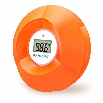 Picture of Famidoc Baby Bath Thermometer Floating Toy Bath Tub Thermometers, Flower