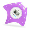 Picture of Famidoc Baby Bath Thermometer with Room Thermometer New Upgraded Sensor Technology for Baby Bath Tub Floating Toy Thermometer (Purple)