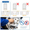 Picture of GAsupply 1/2 x 20 Lug Nuts, 1/2''-20 Closed End 6 Spline Tuner Lug Nut Set 1.38" 35mm Tall Conical Seat 60 Degree Lug Nuts, 20 Pack+1 Socket Key