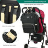 Picture of Diaper Bag Backpack for Baby Girls Boys,Moms, Dads, Baby Nappy Changing Bag with Insulated Pockets,Multi-functional Waterproof Backpack with Stroller straps-Black