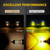 Picture of AUXLIGHT H1 LED Fog Light DRL Bulbs, 3000 Lumens Extremely Bright Bulbs Replacement for Cars, Trucks, Golden Yellow