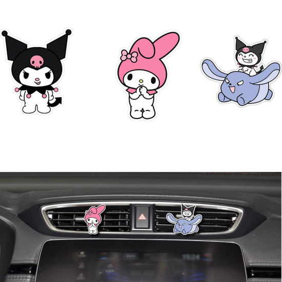 Picture of Cute Car Air Freshener Clips,Car Vent Clip,Car Vent Decoration Accessories,Car Decorative Clip, Car Air Conditioner Clip,Car Automotive Interior Decoration Gifts for Men/Women(Kitty Car Air Vent Clip)