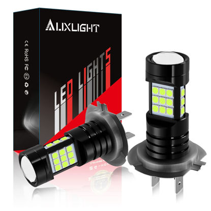 Picture of AUXLIGHT H7 LED Fog Light DRL Bulbs, 2400 Lumens Extremely Bright H7LL Bulbs Replacement for Cars, Trucks, Ice Blue