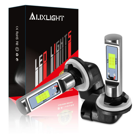 Picture of AUXLIGHT 881 LED Fog Light DRL Bulbs, 3000 Lumens Extremely Bright 889 886 894 862 896 898 Bulbs Replacement for Cars, Trucks, Ice Blue