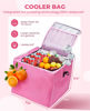 Picture of HIRALIY 4 in 1 Car Trunk Storage Organizer, Multi Compartment Collapsible Trunk Storage Box with Leakproof Cooler Bag for Car Truck SUV