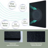 Picture of TroyStudio Thickened Acoustic Panels, 16 x 12 x 0.5 Inches Pack of 6 Felt Wall Decor Tiles Sound Absorbing Board, Noise Reverb Echo Dampening Soundproof Padding for Door Music Recording Home Studio