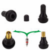 Picture of Febrytold Tire Valve Stem Tool Remover & Installation, 6 Pcs TR412 Snap-in Valve Stems with Valve Stem Cores, 1 Pcs Single Head Tire Valve Core Remover Installer Tool (14 Pcs)