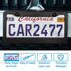 Picture of 2PCS Matte Black License Plate Frames, 2 Holes Solid Aluminum License Plate Holder, Universal Car License Plate Frame for Man, Licence Plate Frame Black and Screws, by Lengnoyp