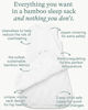 Picture of PurComfy Quilted Supersoft Sleep Sack, 2.5 TOG Premium Bamboo Viscose Warm Baby Sleeping Bag, 2-Way Zipper 0-3 Months (Cream)