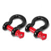 Picture of Jamiikury Shackles 5/8" D Ring Shackle 19.5 Ton (42,990 lbs) Maximum Break Strength with 3/4" Pin for Tow Strap Winch Off Road Vehicle Recovery (2 Pack)