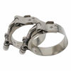 Picture of Roadformer 2" T-Bolt Hose Clamp - Working Range 56mm - 64mm for 2" Hose ID, Stainless Steel Bolt, Stainless Steel Band Floating Bridge and Nylon Insert Locknut (56mm - 64mm, 2 pack)