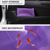 Picture of DECKALY Waterproof Sweating Car Seat Cover for Post Gym Workout, Running, Swimming, Beach and Hiking, Universal Fit Non-Slip Bucket Seat Protector for Cars SUV Trucks, Machine Washable (Purple)