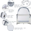 Picture of L RUNNZER Pack N Play Tent to Keep Baby in, Crib Net for Pack and Plays, Mini Cribs & Play Yards to Stop Baby from Climbing Out, Pop Up Design & Breathable Mesh Crib Canopy