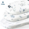 Picture of GRSSDER Stretchy Ultra Soft Bassinet Fitted Sheets 3 Pack, Universal Fitted for Bassinets Baby Cradle Moses Basket Oval Rectangle Mattress Safe and Snug, Pretty Bassinet Sheet for Baby, Navy Blue