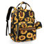 Picture of Tuwubi Diaper Bag Backpack, Baby Essentials Travel Tote Bag, Multi function Waterproof Backpacks, Travel Essentials with Stroller Straps & Pacifier Case - Sunflower