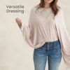 Picture of Konssy Knit Nursing Cover for Breastfeeding, 360 Full Privacy Breathable Breastfeeding Cover, Multi-use Carseat Canopy (Blush Beige)