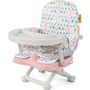 Picture of YOLEO Baby High Chair Booster Seat for Dining Table, Adjustable Height Travel Booster Seat with Tray, Toddler Booster Seat Easy Clean