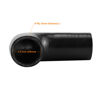 Picture of Ucreative 90 Degree Elbow 4-Ply High Performance Coupler Silicone Hose for Vehicle with T-Bolt Clamp ID: 1.5"(38mm)