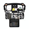 Picture of TOPDesign Universal Baby Stroller Organizer, Stroller Caddy with Detachable Mesh Bag & Heightened Insulated Cup Holders & Non-Slip Secure Hooks Accessories, Fits Most Strollers (Morning Glory)