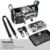 Picture of TOPDesign Universal Baby Stroller Organizer, Stroller Caddy with Detachable Mesh Bag & Heightened Insulated Cup Holders & Non-Slip Secure Hooks Accessories, Fits Most Strollers (Morning Glory)