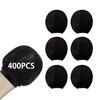 Picture of Zettokete Microphone Cover Pop Filter 400 PCS, Disposable Mic Cover with Individual Packing, Microphone Protector Suit for Most Handheld Microphones, Non-Woven, Black
