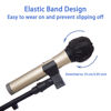 Picture of Zettokete Microphone Cover Pop Filter 400 PCS, Disposable Mic Cover with Individual Packing, Microphone Protector Suit for Most Handheld Microphones, Non-Woven, Black