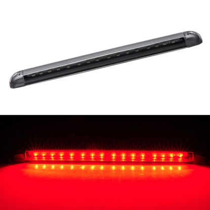 Picture of Cxdar Third 3rd Brake Light LED for 1992-1999 Chevy C/K Suburban Blazer Tahoe/GMC Yukon Jimmy/Hummer H2/ Bravada High Mount Rear Brake Lights Center Cab Stop Light (Chrome)