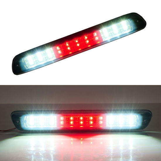 Picture of Cxdar Third 3rd Brake Light LED for 2004-2012 Chevy Colorado, High Mount Rear Brake Lights Assembly for 04-12 GMC Canyon, Waterproof Center Cab Cargo Lamp Stop Light