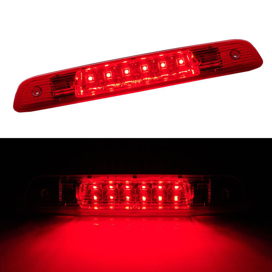 Picture of Cxdar Third 3rd Brake Light LED for 2001 2002 2003 Toyota Highlander, High Mount Rear Brake Lights Assembly for 02 03 Highlander, Waterproof Center Cab Lamp Stop Light