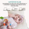Picture of LOFE Organic Pillow with Cartoon Pillowcase - 16x22 Kids Pillow with 100% Organic Cotton Shell, Adjustable Loft Organic Youth Pillow, Machine Washable, Soft, Perfect for Kids&Youth&Children (Dinosaur)
