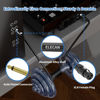 Picture of Elecan 40 Ft XLR Female to 1/4 inch 6.35mm TS Mono Jack Microphone Cable, Unbalanced Interconnect Mic Audio Cord, Durable&Flexible&Firm Connection for Dynamic Mic Console Guitar Mixer AMP+5 Ties