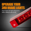 Picture of Cxdar Third 3rd Brake Light LED for 2003-2017 Chevy Express, High Mount Rear Brake Lights Assembly for 03-17 GMC Savana, Waterproof Center Cab Lamp Stop Light, Red Lens