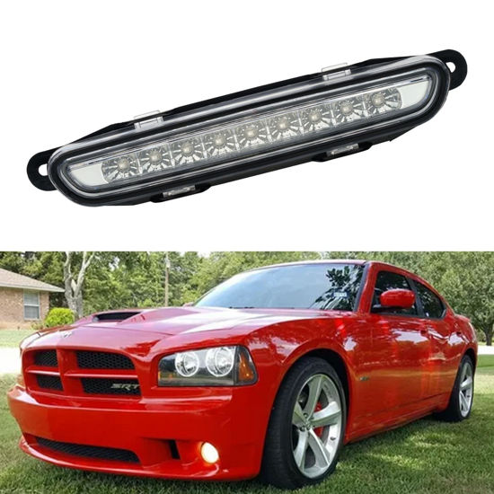 Picture of Cxdar Third 3rd Brake Light LED for 2006-2010 Dodge Charger, High Mount Rear Brake Lights Assembly for 06-10 Charger, Waterproof Center Cab Lamp Stop Light (Clear)