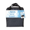 Picture of Dr. Brown's Fold & Freeze Bottle Tote, Travel Baby Bottle Insulated Cooler Bag, Store Up to 6 Baby Bottles, Black, BPA Free