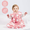 Picture of GUNTAIL Baby Sleep Sack 12-18 Months Baby Wearable Blanket 100% Rayon Cotton 2-Way Zipper Toddler Sleeping Sack，Comfy Soft Lightweight TOG 0.3（Cloud）