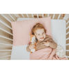 Picture of Konssy Muslin Toddler Pillowcase for 13x18 Pillow, 2 Pack Soft & Breathable Cotton Toddler Pillow Case, 100% Cotton Travel Pillow Covers for Baby Kids (Floral, Pink)