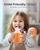 Picture of Jelly Ruru Silicone Reusable Baby Food Pouches with Straws, Leakproof Refillable Squeeze Pouches, Dishwasher, Freezer, Microwave Safe, Baby Food Storage for Homemade Puree, Yogurt